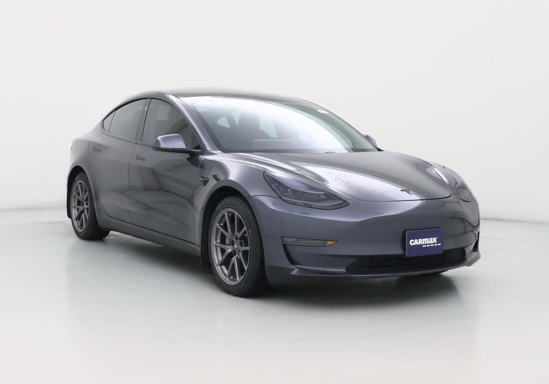 2020 Tesla Model 3 Long Range All-Wheel Drive in Black — CarMax photo