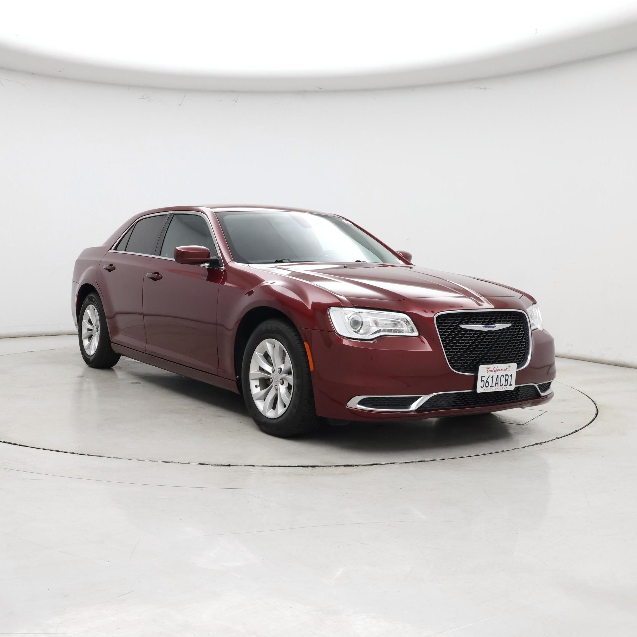 Red (Burgundy) 2022 Chrysler 300 Sedan Rear-Wheel Drive Automatic