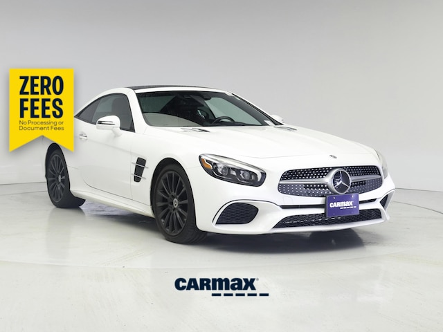 White 2020 Mercedes-Benz SL-Class Convertible Rear-Wheel Drive Automatic
