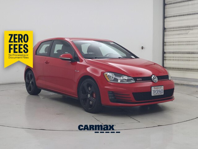 Red 2016 Volkswagen Golf GTI Hatchback Front-Wheel Drive Automatic