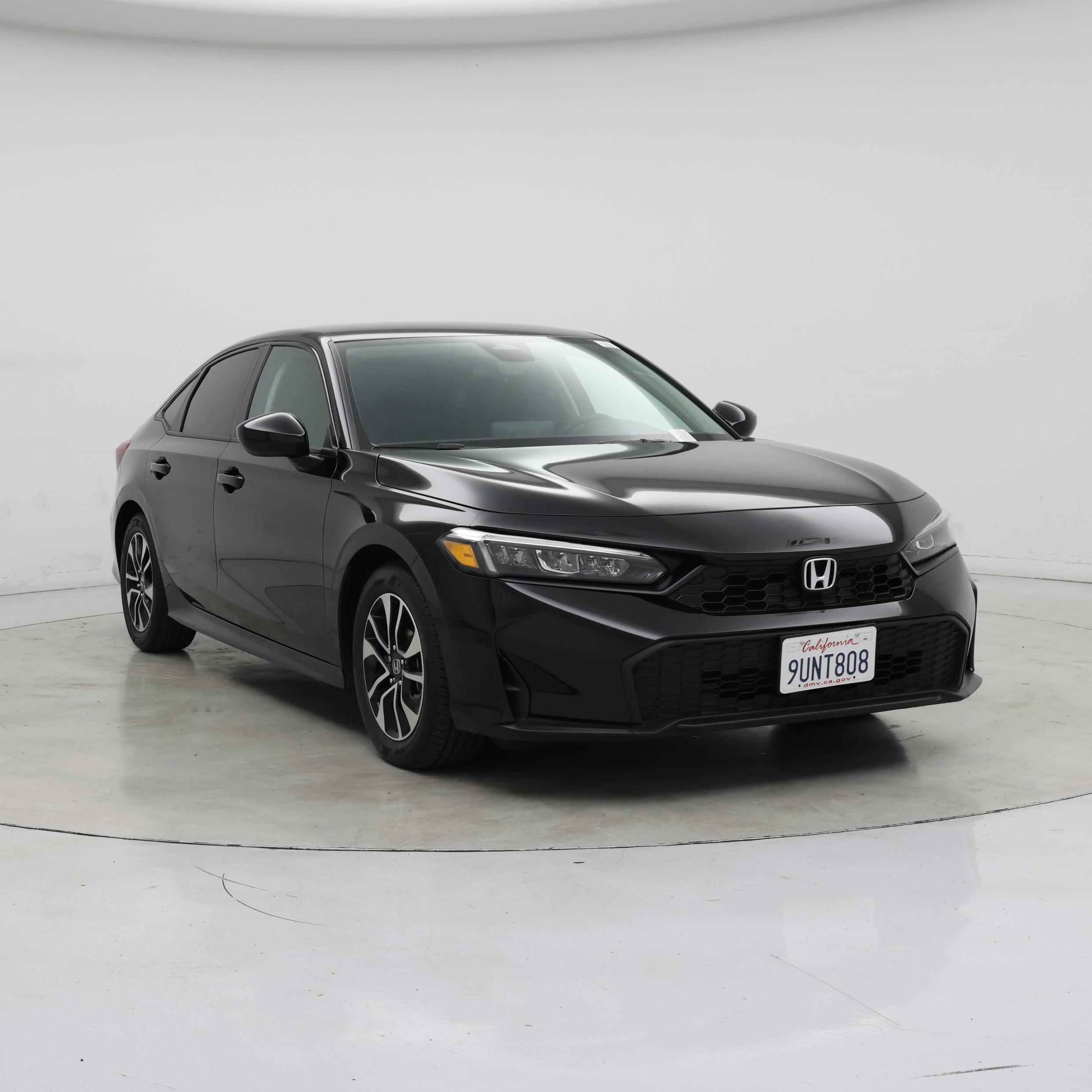 Black 2026 Honda Civic Sedan Front-Wheel Drive Automatic
