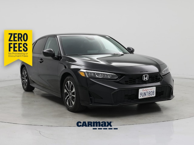 Black 2026 Honda Civic Sedan Front-Wheel Drive Automatic