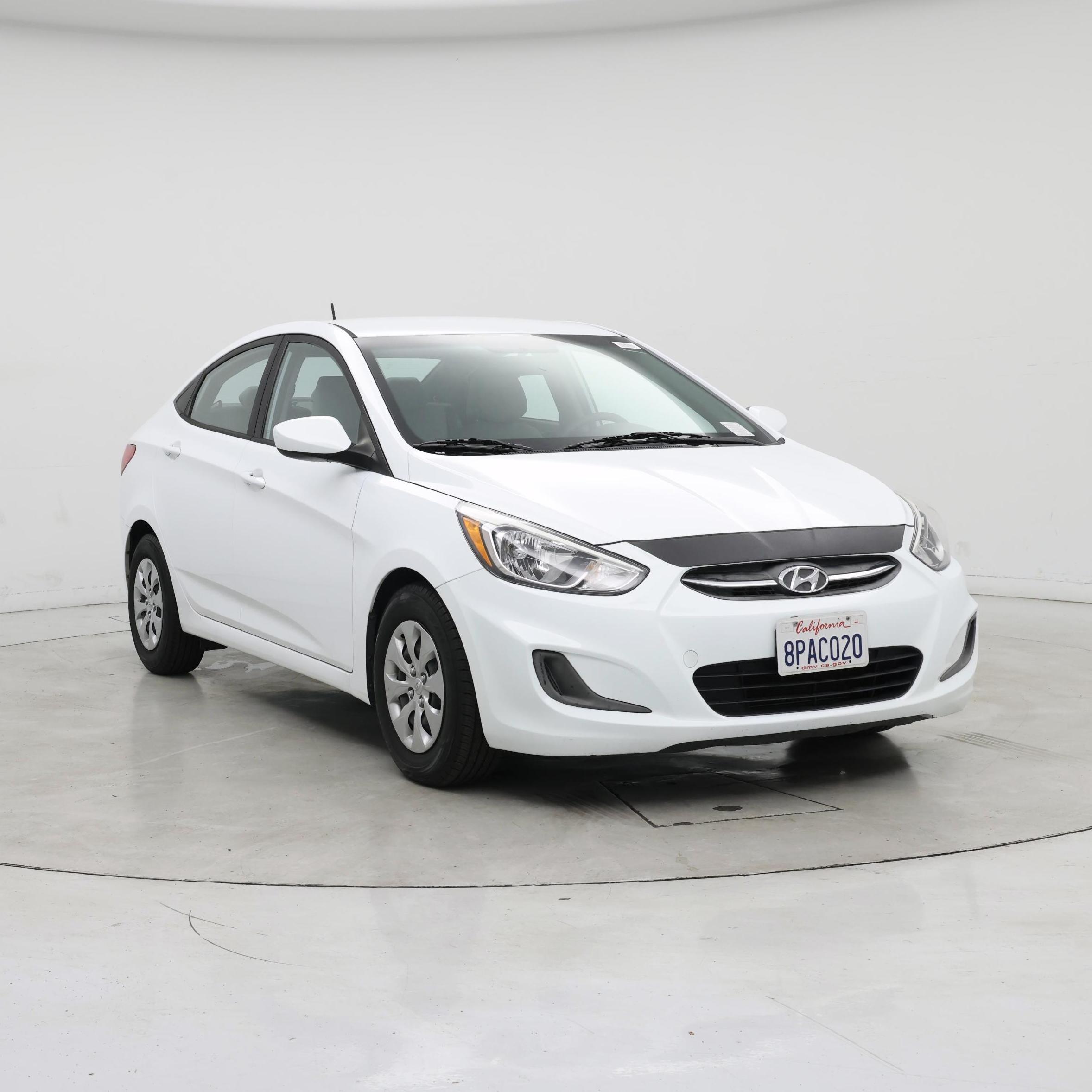 White 2017 Hyundai Accent Sedan Front-Wheel Drive Automatic