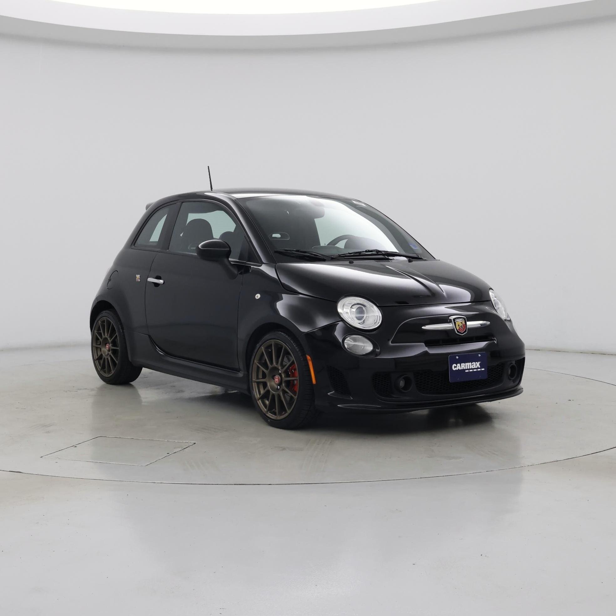 Black 2016 FIAT 500 Hatchback Front-Wheel Drive Automatic