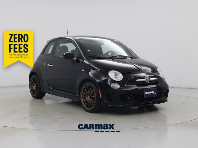 Black 2016 FIAT 500 Hatchback Front-Wheel Drive Automatic