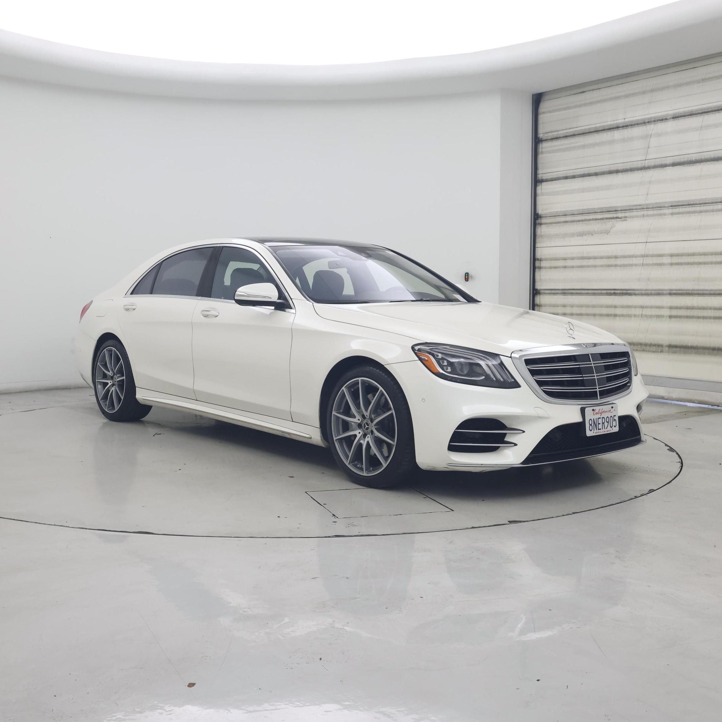 Pearl 2019 Mercedes-Benz S-Class Sedan Rear-Wheel Drive Automatic
