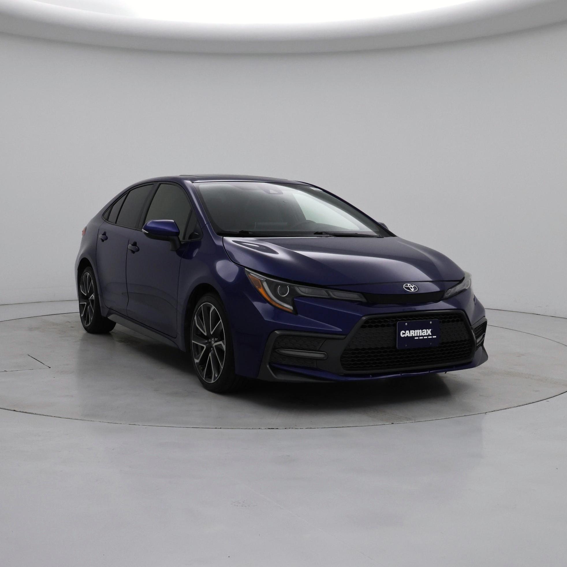 Blue 2020 Toyota Corolla Sedan Front-Wheel Drive Automatic