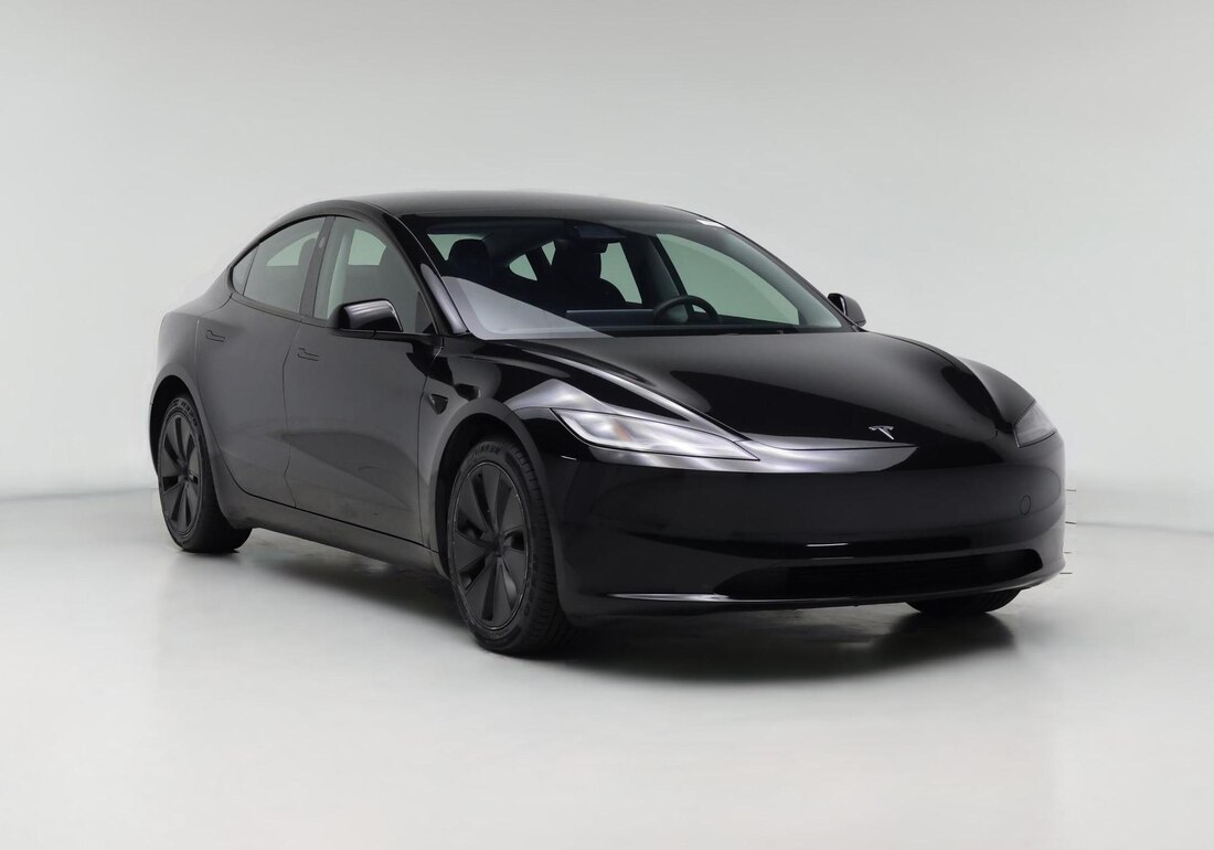 2025 Tesla Model 3 Long Range Rear-Wheel Drive in Blue — CarMax photo