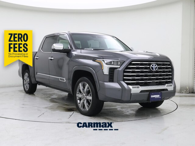 Gray 2023 Toyota Tundra Hybrid Pickup Truck Four-Wheel Drive Automatic