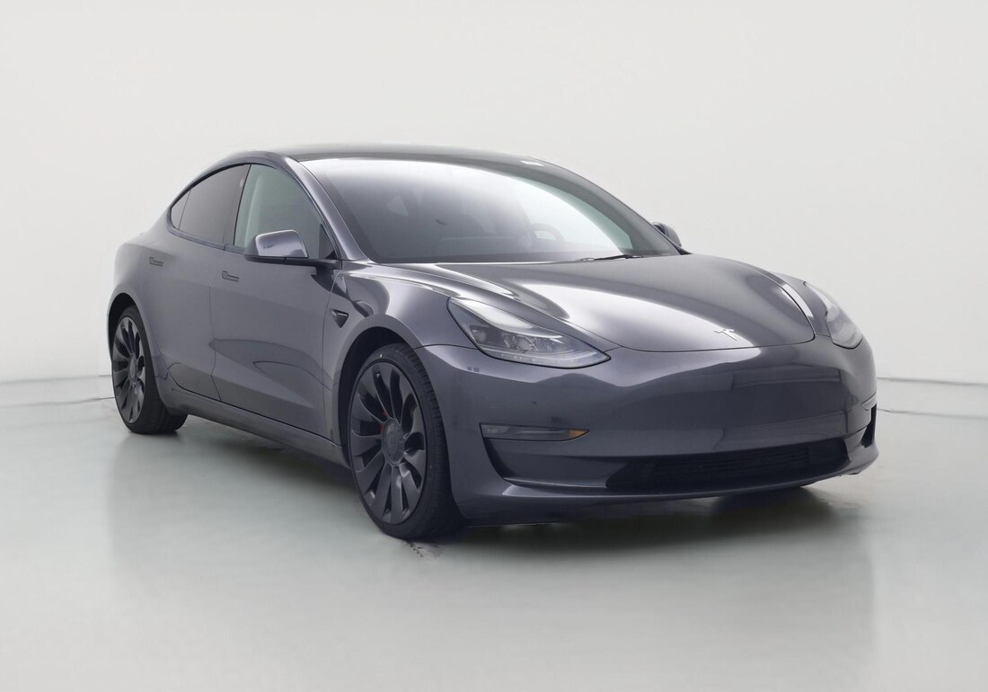 2023 Tesla Model 3 Performance in Gray — CarMax photo