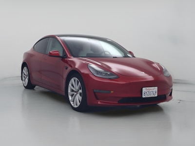 2021 Tesla Model 3 Standard Range Plus Red