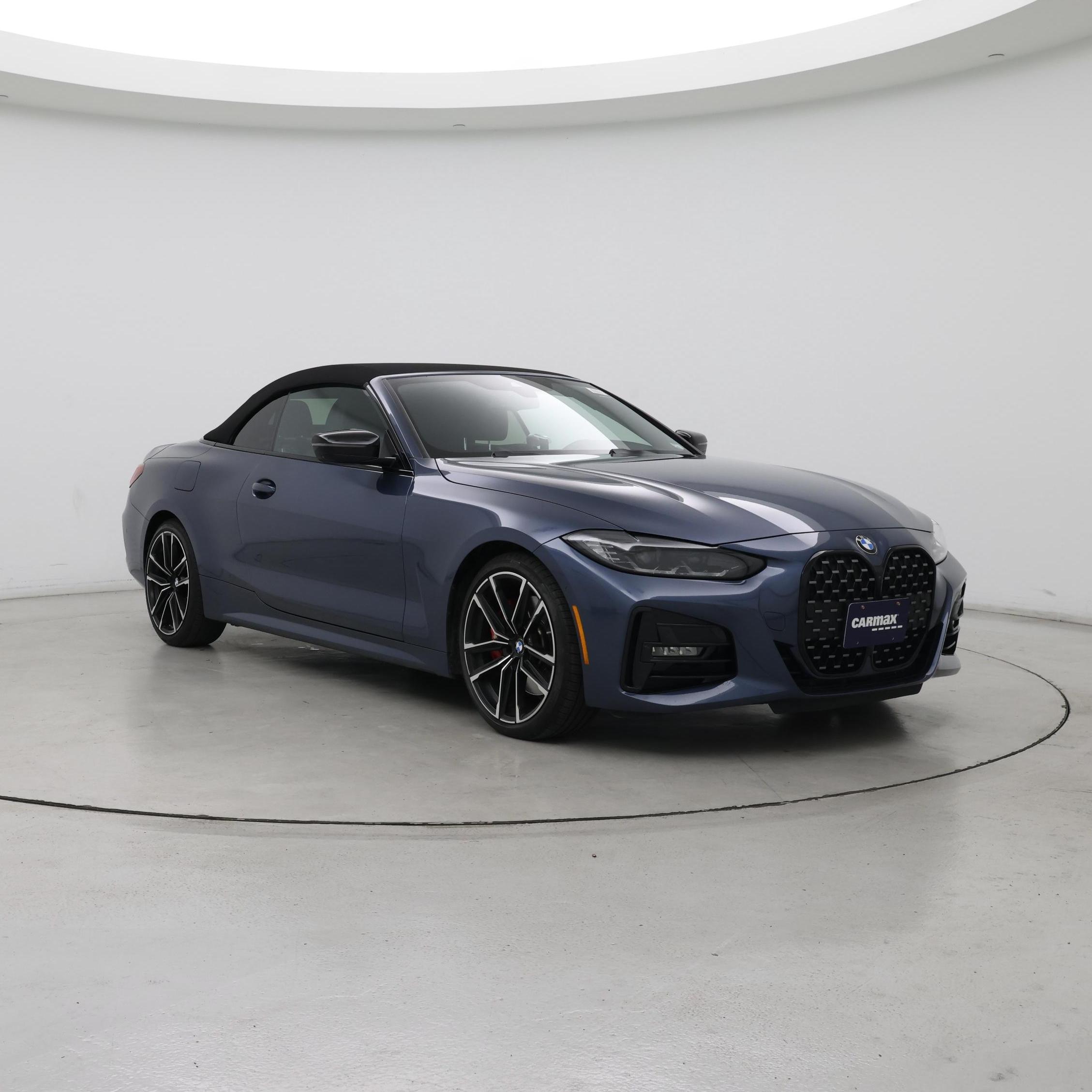 Blue 2023 BMW 4 Series Convertible All-Wheel Drive Automatic