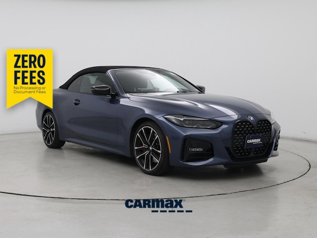 Blue 2023 BMW 4 Series Convertible All-Wheel Drive Automatic