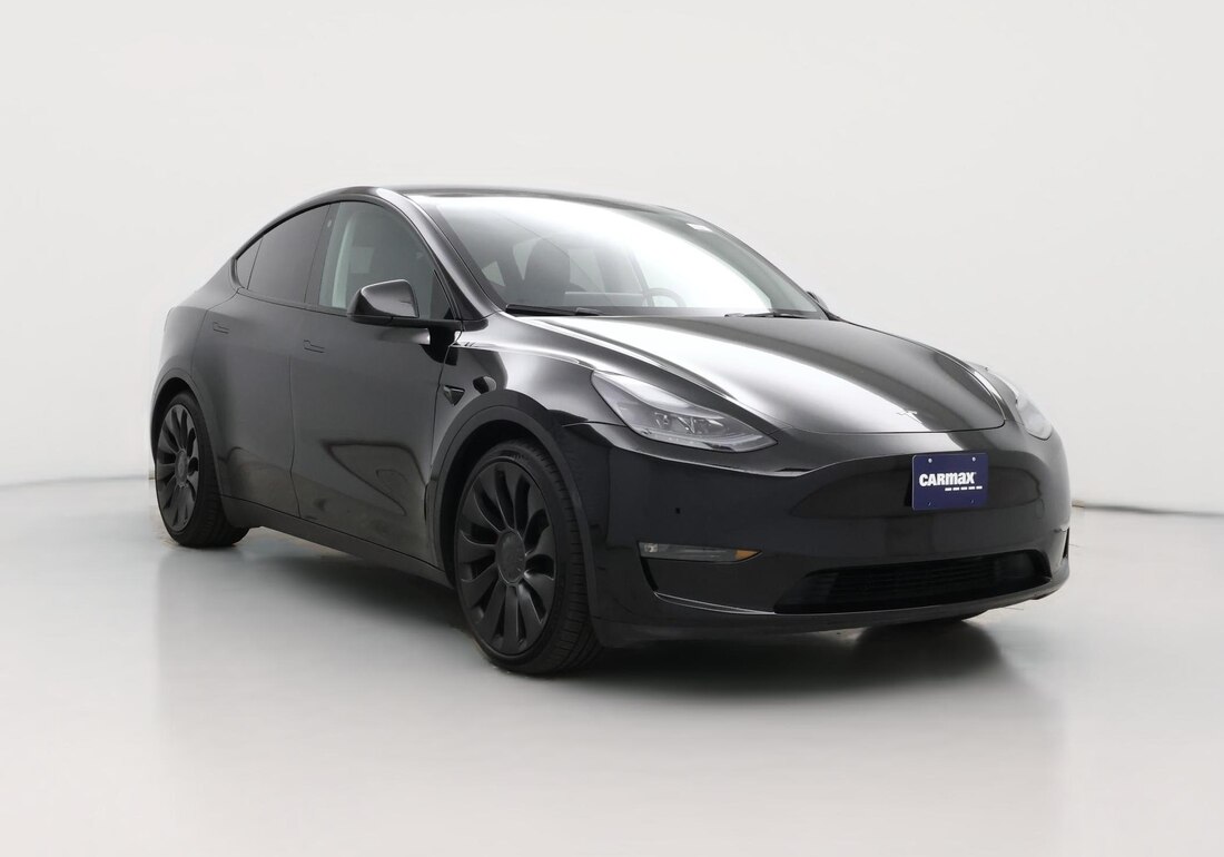 2023 Tesla Model Y Performance All-Wheel Drive in Black — CarMax photo