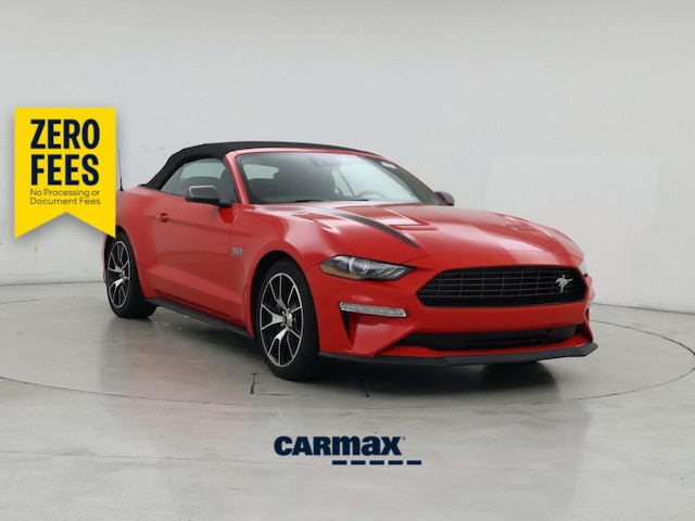 Red 2021 Ford Mustang Convertible Rear-Wheel Drive Automatic