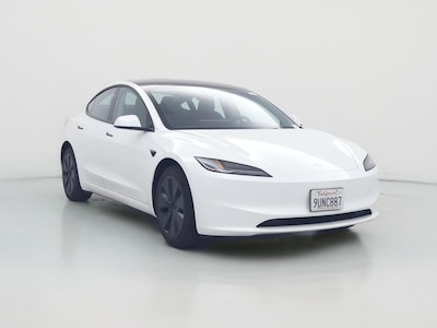 2025 Tesla Model 3 Long Range RWD White
