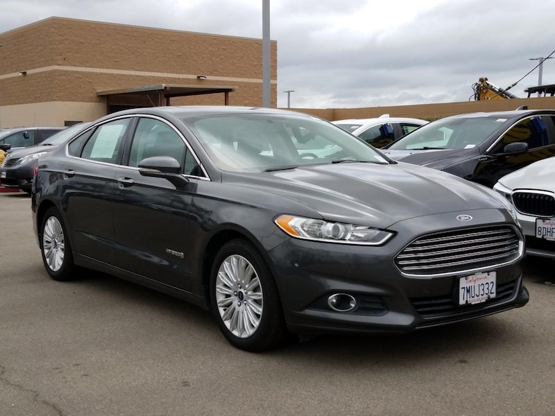 Used Ford Fusion Hybrid Gray Exterior for Sale